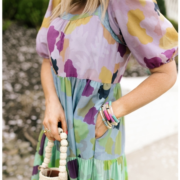 XS/S Anthropologie Caroline Tiered Maxidress - Picture 2 of 16